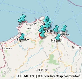 Mappa Via Giardino di Carlo, 90030 Altofonte PA, Italia (11.92)