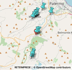 Mappa Via Salvatore Santamaura, 90030 Altofonte PA, Italia (4.20857)