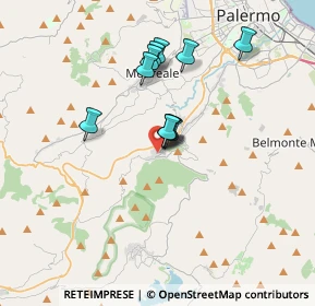 Mappa Via Salvatore Santamaura, 90030 Altofonte PA, Italia (3.04182)