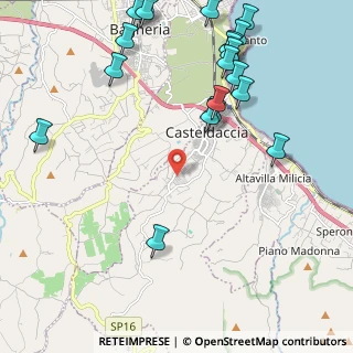 Mappa Via Tintoretto, 90014 Casteldaccia PA, Italia (3.114)