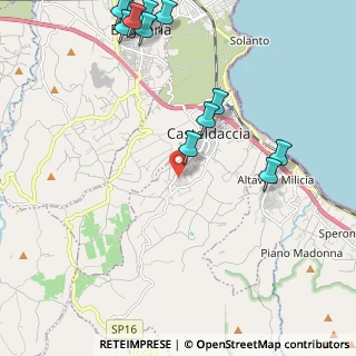 Mappa Via Tintoretto, 90014 Casteldaccia PA, Italia (3.05167)