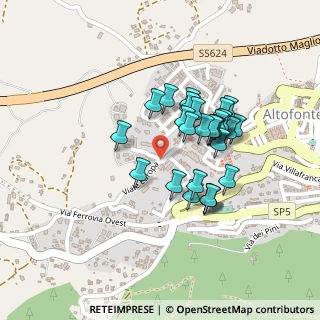Mappa Via Fontana Rossa, 90030 Altofonte PA, Italia (0.2025)
