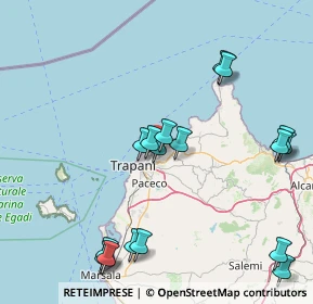 Mappa Nucleo chiaramosta, 91016 Erice TP, Italia (20.88059)