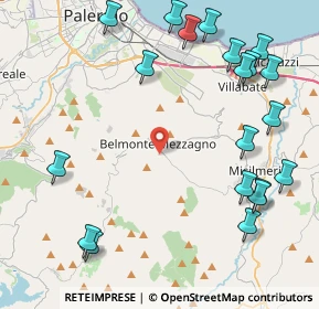 Mappa Via Casuzze, 90031 Belmonte Mezzagno PA, Italia (6.138)