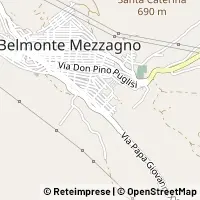 Map Belmonte Mezzagno