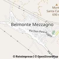 Mapa Belmonte Mezzagno