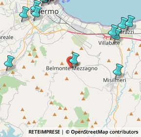 Mappa Corso Martiri di Via Fani, 90031 Belmonte Mezzagno PA, Italia (7.5915)
