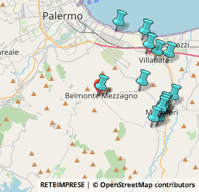 Mappa Corso Aldo Moro, 90031 Belmonte Mezzagno PA, Italia (5.24313)