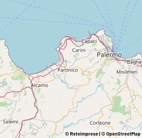 Mappa 90042 Partinico PA, Italia (8.65)