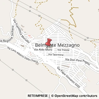 Mappa Corso Aldo Moro, 79, 90031 Belmonte Mezzagno, Palermo (Sicilia)