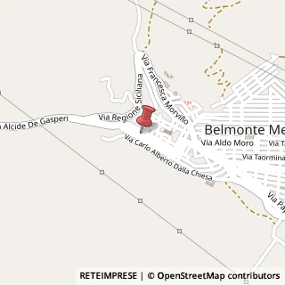 Mappa Via de gasperi alcide, 90031 Belmonte Mezzagno, Palermo (Sicilia)