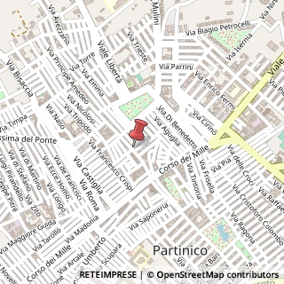 Mappa Via Principe Amedeo, 34, 90047 Partinico, Palermo (Sicilia)