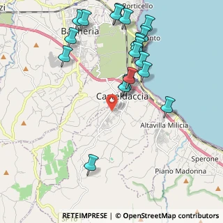 Mappa Via U. La Malfa, 90014 Casteldaccia PA, Italia (2.6375)