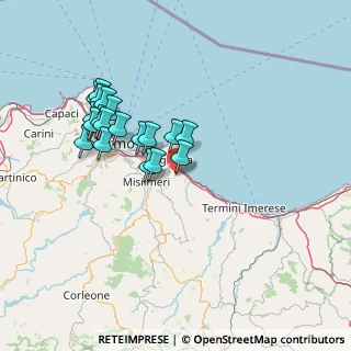 Mappa Via U. La Malfa, 90014 Casteldaccia PA, Italia (14.63947)