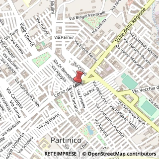 Mappa Corso dei Mille, 71, 90047 Partinico, Palermo (Sicilia)