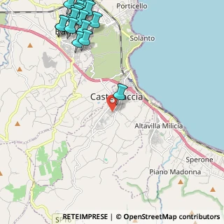 Mappa Via Fiume, 90014 Casteldaccia PA, Italia (3.726)