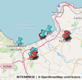 Mappa Via C.a. Dalla Chiesa, 90041 Balestrate PA, Italia (7.8825)