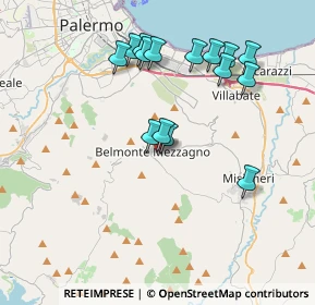 Mappa Via John Kennedy, 90031 Belmonte Mezzagno PA, Italia (4.152)