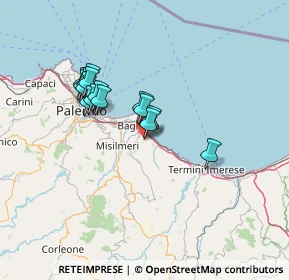 Mappa Via Vasco de Gama, 90014 Casteldaccia PA, Italia (12.74133)