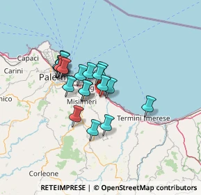 Mappa Via Vasco de Gama, 90014 Casteldaccia PA, Italia (11.383)