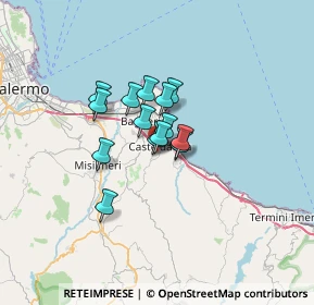 Mappa Via Vasco de Gama, 90014 Casteldaccia PA, Italia (4.31071)