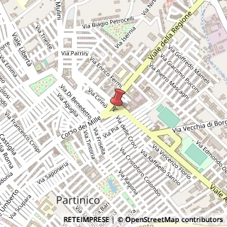 Mappa Corso dei Mille, 14, 90047 Partinico, Palermo (Sicilia)