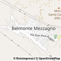 지도 Belmonte Mezzagno