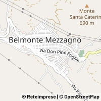 지도 Belmonte Mezzagno
