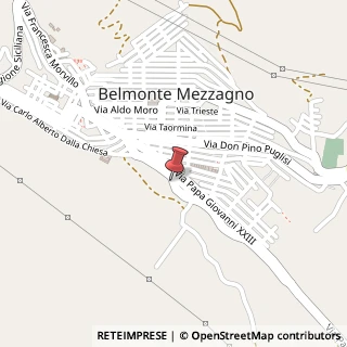 Mappa Via Placido Rizzotto, 2, 90031 Belmonte Mezzagno, Palermo (Sicilia)