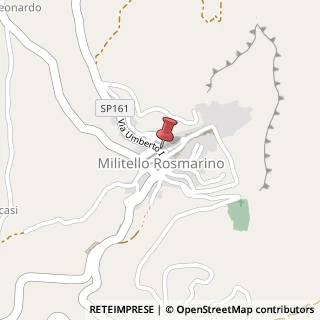 Mappa Via S. Maria, 98070 Militello Rosmarino, Messina (Sicilia)