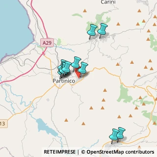 Mappa 90042 Borgetto PA, Italia (3.55333)