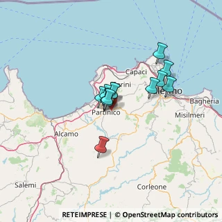 Mappa 90042 Borgetto PA, Italia (9.97692)
