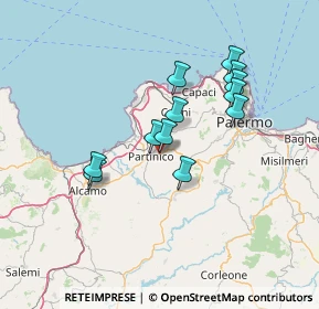 Mappa Corso Roma, 90042 Borgetto PA, Italia (13.2025)