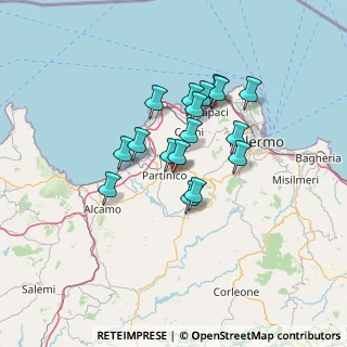 Mappa Via Nino Bixio, 90042 Borgetto PA, Italia (11.56176)