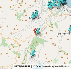 Mappa Traversa a a Via Ficiligno, 90030 Altofonte PA, Italia (7.7995)