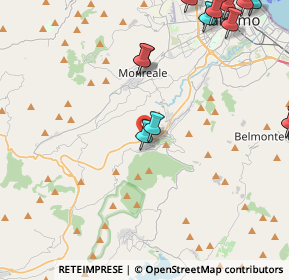 Mappa Traversa a a Via Ficiligno, 90030 Altofonte PA, Italia (7.508)