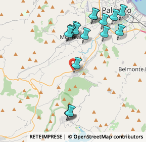 Mappa Traversa a a Via Ficiligno, 90030 Altofonte PA, Italia (4.98059)