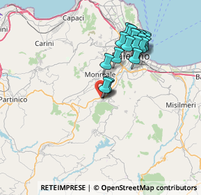 Mappa Traversa a a Via Ficiligno, 90030 Altofonte PA, Italia (7.536)