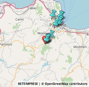 Mappa Traversa a a Via Ficiligno, 90030 Altofonte PA, Italia (5.39909)