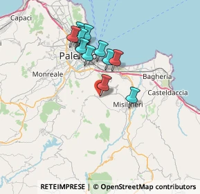 Mappa Via Don Pino Puglisi, 90031 Belmonte Mezzagno PA, Italia (7.03)
