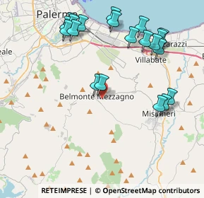 Mappa Via Don Pino Puglisi, 90031 Belmonte Mezzagno PA, Italia (5.171)