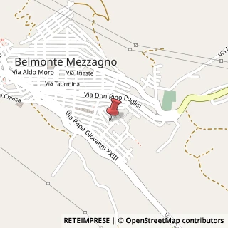Mappa Via Dante Alighieri,  1, 90031 Belmonte Mezzagno, Palermo (Sicilia)