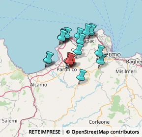 Mappa Via Messina, 90042 Borgetto PA, Italia (10.543)