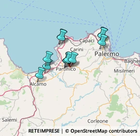 Mappa Via Messina, 90042 Borgetto PA, Italia (10.99083)