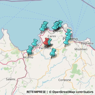 Mappa Via Messina, 90042 Borgetto PA, Italia (11.597)