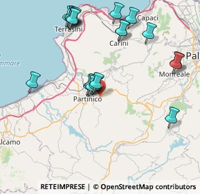 Mappa Via Messina, 90042 Borgetto PA, Italia (9.846)