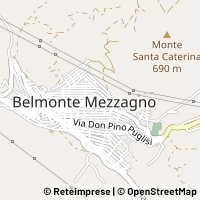 Map Belmonte Mezzagno