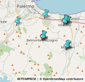Mappa 90031 Belmonte Mezzagno PA, Italia (4.32)