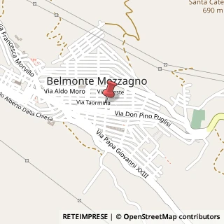 Mappa Via Rodolfo Morandi, 17, 90031 Belmonte Mezzagno, Palermo (Sicilia)