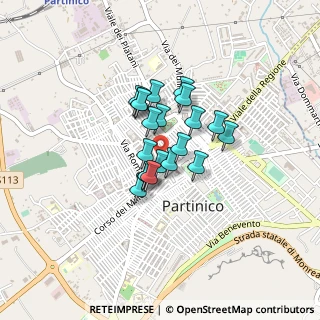 Mappa Via Francesco Crispi, 90047 Partinico PA, Italia (0.2955)